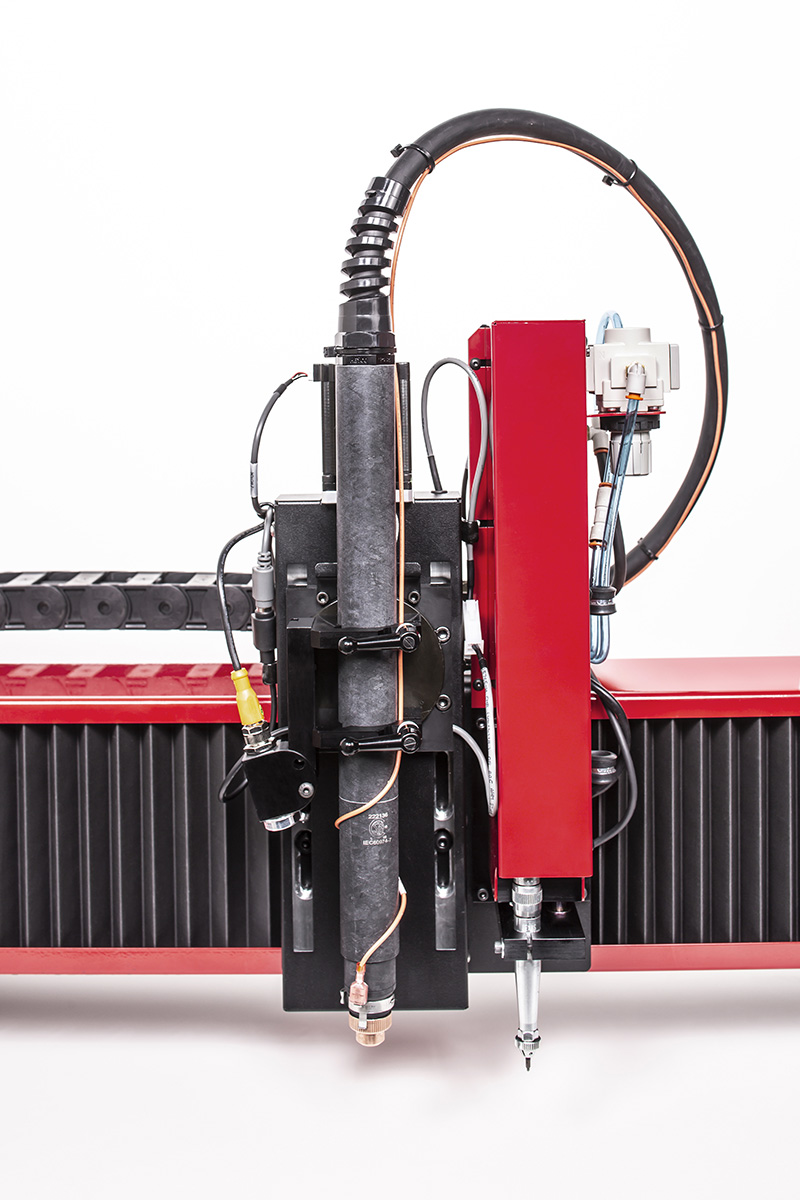 Laser Torch and Plate Marker Attachments - straight without slats - web